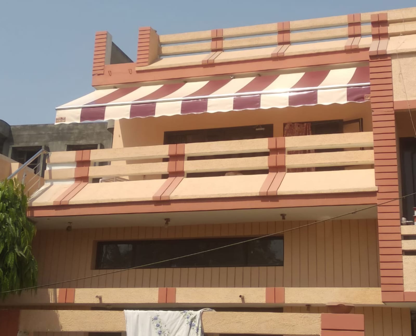 Sunshade installation photo – Prem Decor Amritsar