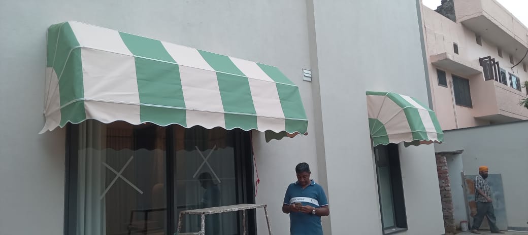 Window sunshade installation – Prem Decor Amritsar