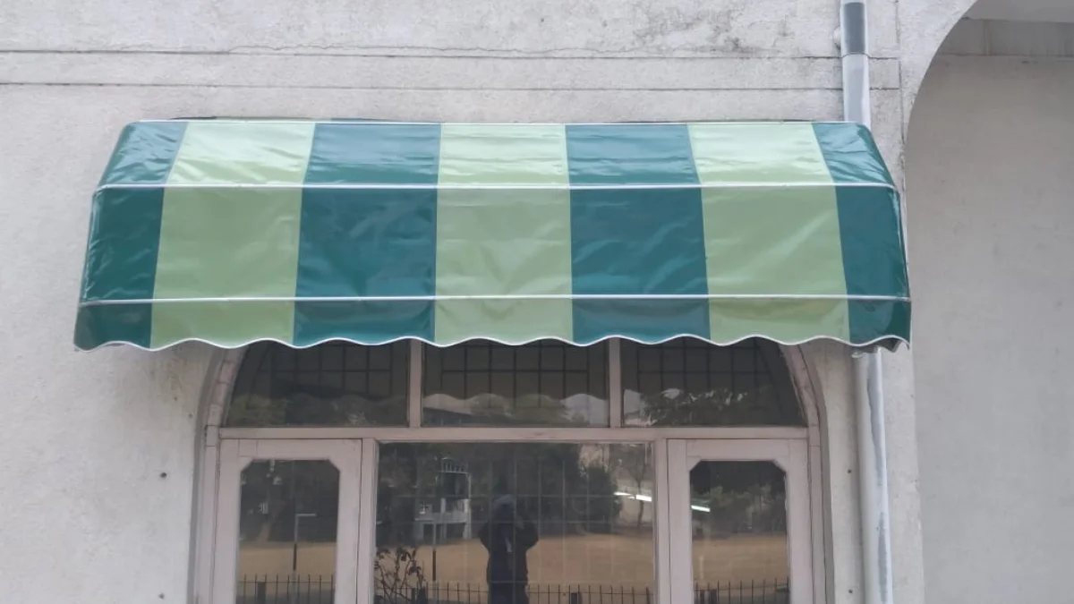 Commercial awning manufactured and installed in Amritsar